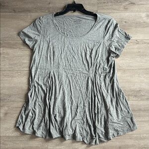 Torrid Super Soft Knits Gray Blouse Tee Plus Size 2 2X 18/20